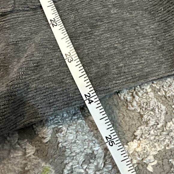 Sweaty Betty Gray Velour Sweatshirt Pullover Funnel Neck Size Medium - Picture 9 of 9